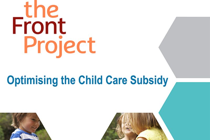 Optimising the Child Care Subsidy will get families back to work and the economy back on track
