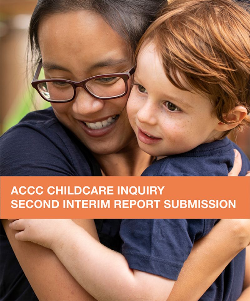 ACCC Childcare Inquiry Second Interim Report Submission